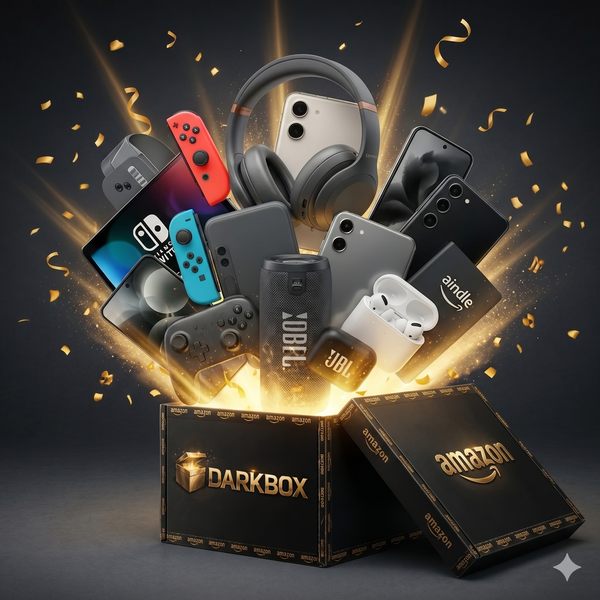 Překvapivá krabička DARKBOX – Stříbrná